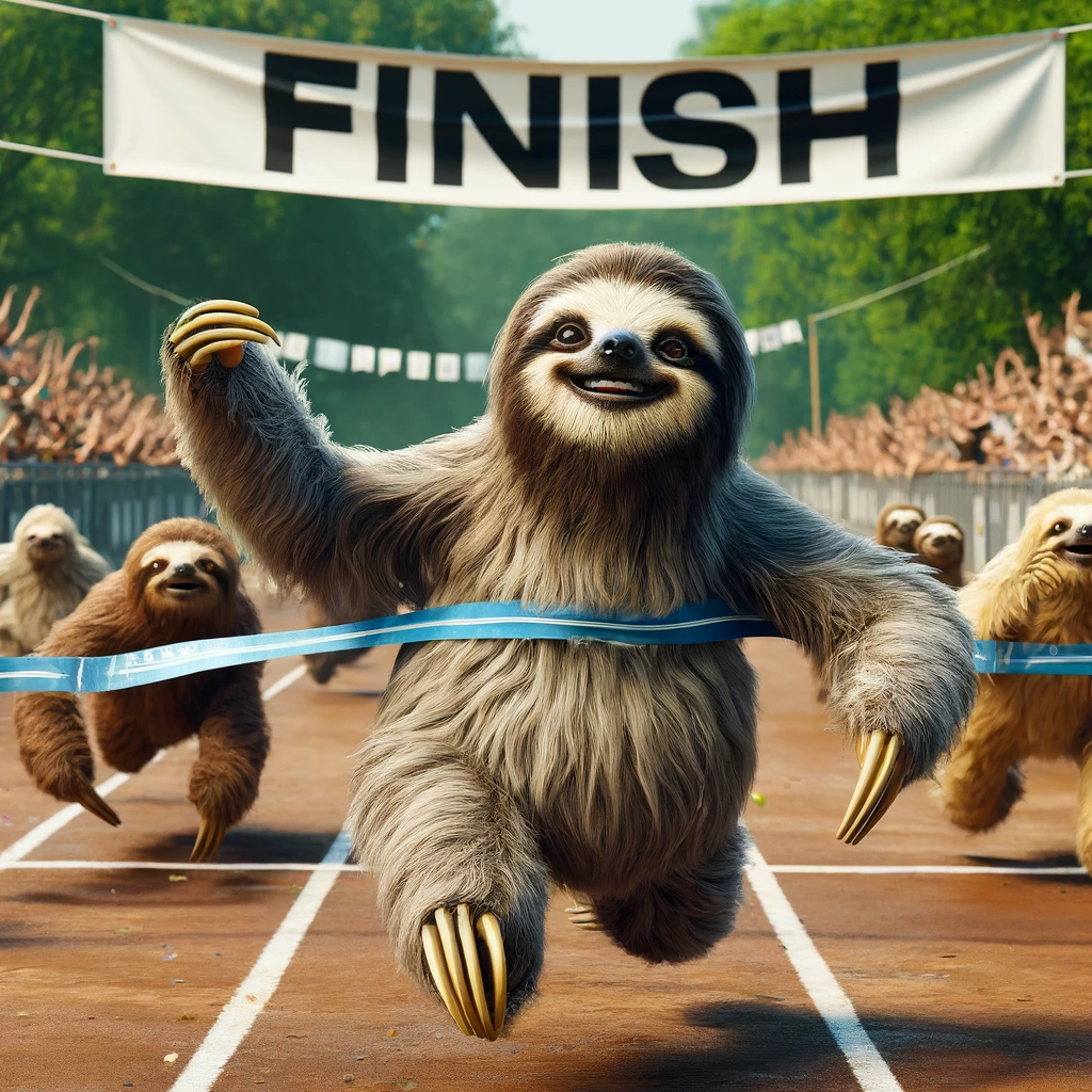 Sloth running